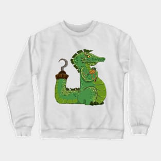 Pirate Crocodile Crewneck Sweatshirt